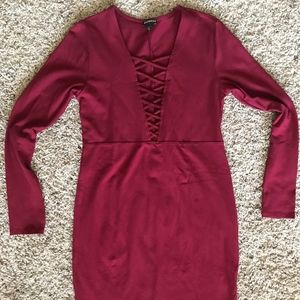 EXPRESS Low-cut Party Dress